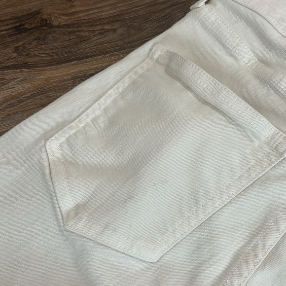 Veronica Beard Ryleigh High Rise Slim Straight Jeans Ecru Size 26/2 off white - Picture 10 of 16